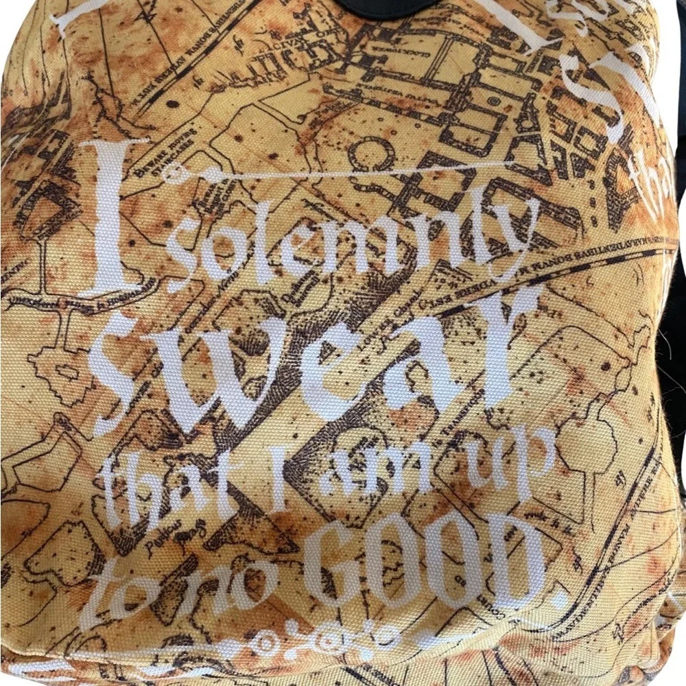 Happy Potter Backpack. I Swear That I Am Up to No Good. The‎ Marauder's Map